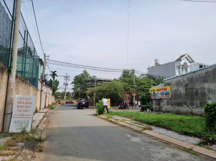 Bán đất hẻm Phú Hữu (Bưng Ông Thoàn). KDC Samsung Village, 101.5m², mặt tiền 5.2m, sổ hồng riêng